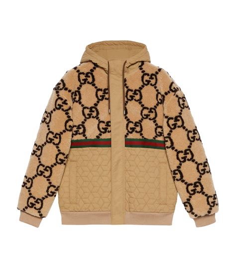 fake gucci mink coat|gucci monogram jacket men.